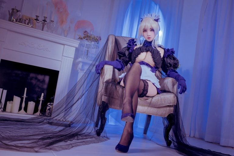 Artoria Pendragon Lancer Alter EroCosplay By Rioko R18 Japa